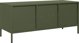 vidaXL vidaXL Szafka RTV, oliwkowa, 101,5x39x43,5 cm, stal walcowana na zimno