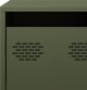 vidaXL vidaXL Szafka RTV, oliwkowa, 101,5x39x43,5 cm, stal walcowana na zimno