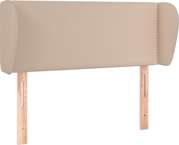 vidaXL Zaglowek uszak, cappuccino, 83x23x78/88 cm, texniki dermatinos