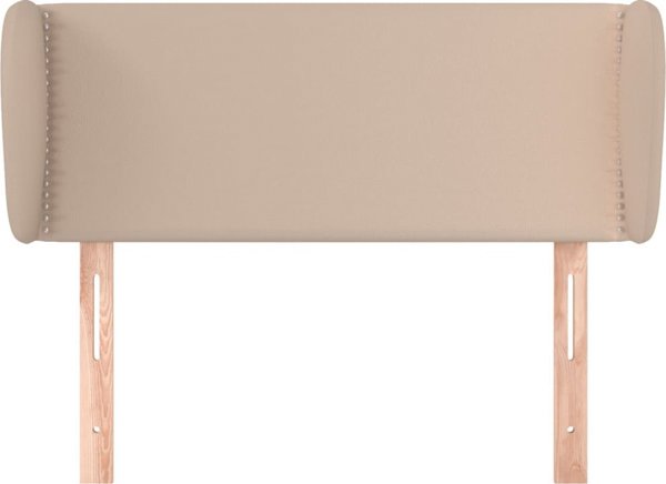 vidaXL Zaglowek uszak, cappuccino, 83x23x78/88 cm, texniki dermatinos
