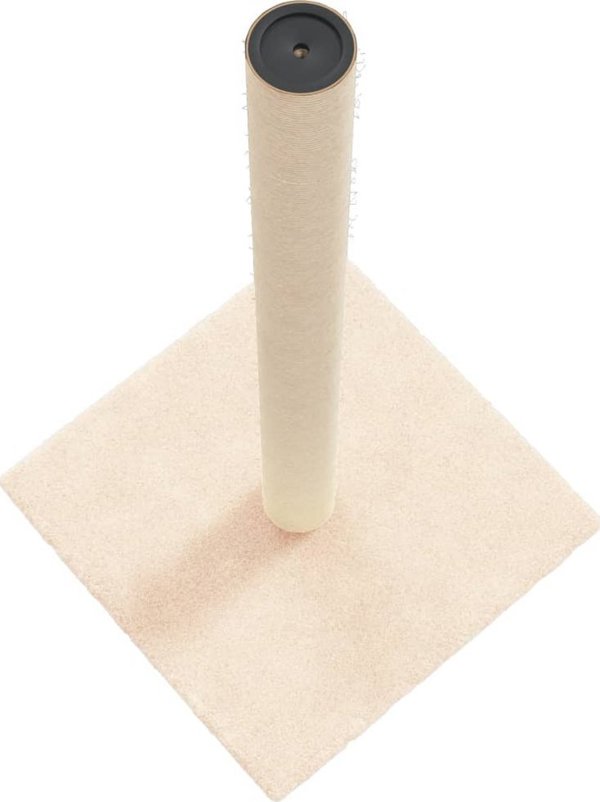 vidaXL vidaXL Drapak dla kota, kremowy, 35x35x70 cm