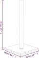 vidaXL vidaXL Drapak dla kota, kremowy, 35x35x70 cm