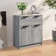 vidaXL Ντουλάπι από ξυλοπολυμερές Sonoma δρυς γκρι, 60x30x70 εκ.