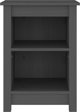 vidaXL vidaXL Szafki nocne, 2 szt., szare, 40x35x55 cm, lite drewno sosnowe
