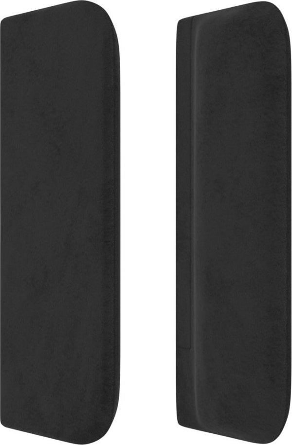 vidaXL Zagloek uszak czarny 83x16x78/88 cm aksamit