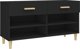 vidaXL Ντουλάπι για παπούτσια, μαύρο, 102x35x55 εκ, ξυλοπολυμερές υλικό