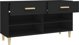 vidaXL Ντουλάπι για παπούτσια, μαύρο, 102x35x55 εκ, ξυλοπολυμερές υλικό