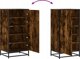 vidaXL Ntoulapi papoutsion kapnismenos drus 48x38x97,5 cm