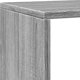 vidaXL Ράφι διαχωριστικό, 4 επίπεδα, γκρι Sonoma Δρυς, 143,5x29x143,5 cm
