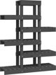 vidaXL vidaXL Kwietnik, szary, 85x25x109,5 cm, lite drewno sosnowe
