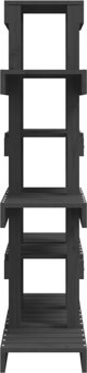 vidaXL vidaXL Kwietnik, szary, 85x25x109,5 cm, lite drewno sosnowe