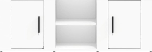vidaXL Έπιπλο τηλεόρασης, λευκό, 100x31,5x35 εκ., συνθετικό ξύλο