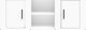 vidaXL Έπιπλο τηλεόρασης, λευκό, 100x31,5x35 εκ., συνθετικό ξύλο
