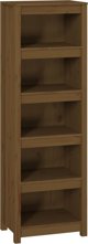 Ράφι Βιβλίων vidaXL σε μελί-καφέ 50x35x154 cm από ξύλο πεύκου