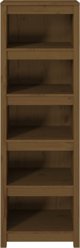 Ράφι Βιβλίων vidaXL σε μελί-καφέ 50x35x154 cm από ξύλο πεύκου