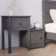 vidaXL vidaXL Szafka nocna, szara, 79,5x38x65,5 cm, lite drewno sosnowe