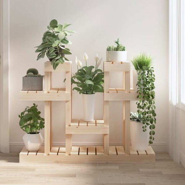 vidaXL vidaXL Kwietnik 104,5x25x77,5 cm, lite drewno sosnowe