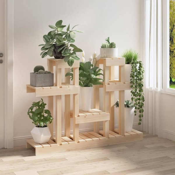 vidaXL vidaXL Kwietnik 104,5x25x77,5 cm, lite drewno sosnowe
