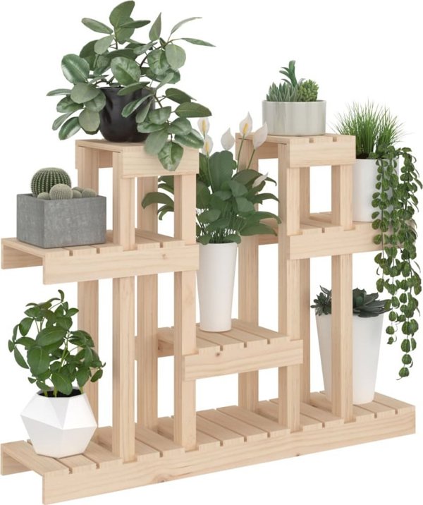 vidaXL vidaXL Kwietnik 104,5x25x77,5 cm, lite drewno sosnowe