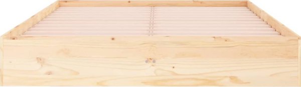 vidaXL Κρεβατοκάμαρα από μασίφ ξύλο 135x190 cm διπλό κρεβάτι