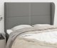 vidaXL Προσκέφαλο uszak, σκούρο γκρι, 147x23x118/128 εκ., ύφασμα