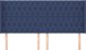 vidaXL Zaglowek uszak, mple, 203x16x118/128 cm, tkanina