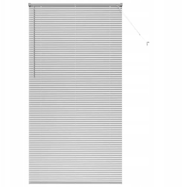 vidaXL Βενετικές Περσίδες Αλουμινίου, Ασημί, 220 x 120 cm