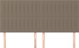 vidaXL Σετ 4 Προσκέφαλα Κρεβατιού, Taupe, 100x5x78/88 εκ., Υφασμάτινα