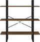 vidaXL Ράφι βιβλίων, καφέ δρυς, 100x30x105 εκ.