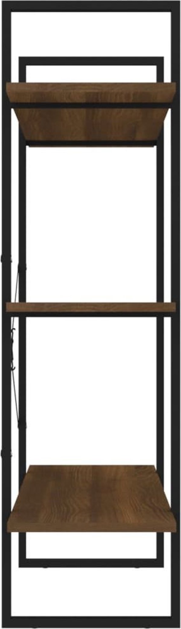vidaXL Ράφι βιβλίων, καφέ δρυς, 100x30x105 εκ.