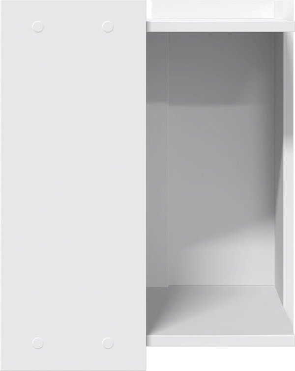 vidaXL Ντουλάπι για άμμο γάτας, λευκό, 42x42x51 εκ., υλικό ξύλου