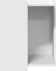 vidaXL Ντουλάπι για άμμο γάτας, λευκό, 42x42x51 εκ., υλικό ξύλου