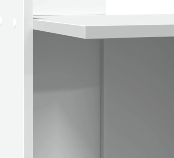 vidaXL Ντουλάπι για άμμο γάτας, λευκό, 42x42x51 εκ., υλικό ξύλου