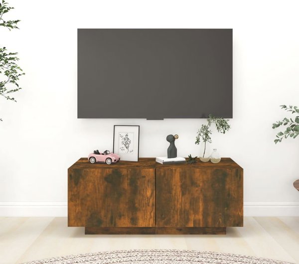 Szafka pod telewizor przydymiony dab 100x35x40 cm