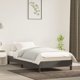 vidaXL Κρεβατοκάμαρα Σκελετός Σκούρο Γκρι 90x190 εκ. με Υφασμάτινη Επένδυση