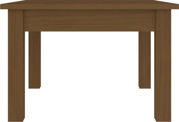 vidaXL Τραπεζάκι καφέ μέλι καφέ 45x45x30 cm από μασίφ ξύλο πεύκου