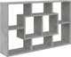 vidaXL Polka scienna, szarosc betonu, 85x16x52,5 cm