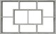 vidaXL Polka scienna, szarosc betonu, 85x16x52,5 cm