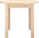 vidaXL Stolik kawowy,  55x45 cm, lite drewno sosnowe