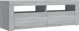 vidaXL Ντουλάπι για TV με LED, γκρι δρύς Sonoma, 120x35x40 εκ.