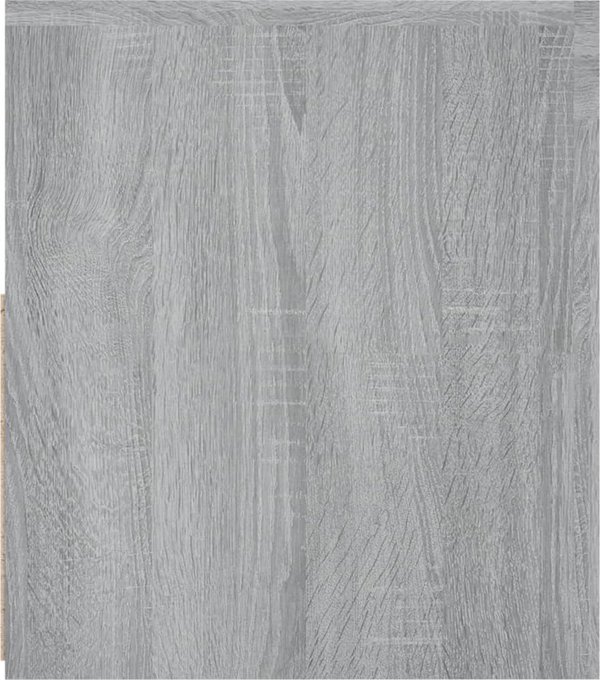 vidaXL Ντουλάπι για TV με LED, γκρι δρύς Sonoma, 120x35x40 εκ.