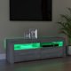 vidaXL Ντουλάπι για TV με LED, γκρι δρύς Sonoma, 120x35x40 εκ.