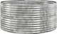 vidaXL vidaXL Donica ogrodowa, srebrna, 140x140x68cm, malowana proszkowo stal