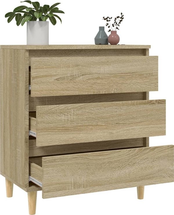vidaXL Συρταριέρα, δρυς σονόμα, 60x35x70 εκ, ξύλινο υλικό