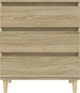 vidaXL Συρταριέρα, δρυς σονόμα, 60x35x70 εκ, ξύλινο υλικό