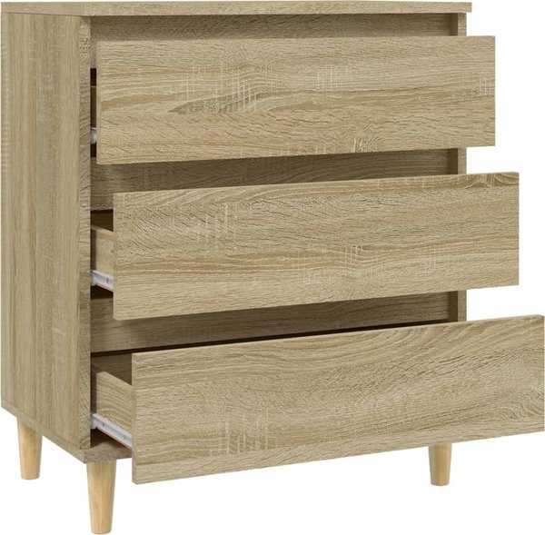 vidaXL Συρταριέρα, δρυς σονόμα, 60x35x70 εκ, ξύλινο υλικό
