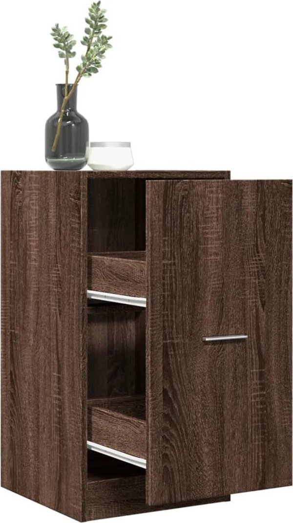 vidaXL Szafka apteczna, brazowy dab, 40x41x77,5 cm