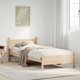 vidaXL Σκελετός κρεβατιού χωρίς στρώμα 75x190 cm από ατόφιο πεύκο