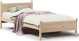vidaXL Σκελετός κρεβατιού χωρίς στρώμα 75x190 cm από ατόφιο πεύκο
