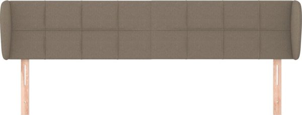 vidaXL Κεφαλάρι uszak, ταουπέ, 203x23x78/88 cm, ύφασμα